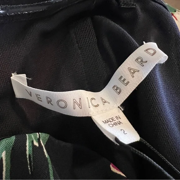 Veronica Beard Saffron Floral Print Strapless Dress Size 2 New - Picture 9 of 10